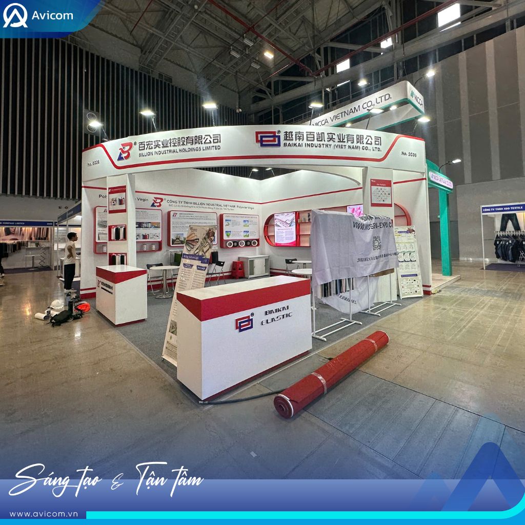 BILLION &amp; BAIKAI TẠI SAIGONTEX 2026 – KHÔNG GIAN CHUẨN MỰC ĐỊNH HÌNH HÌNH ẢNH THƯƠNG HIỆU QUỐC TẾ